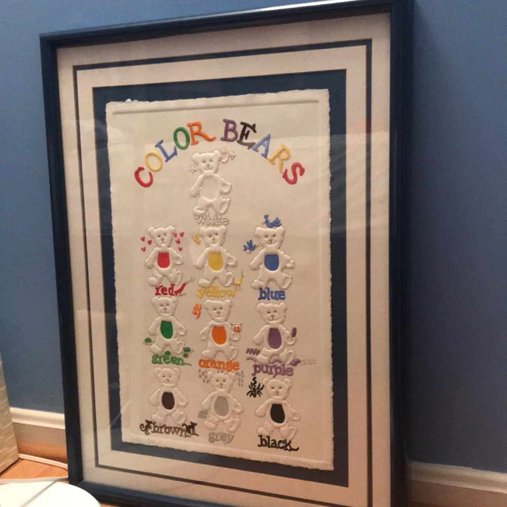 Color Bears Framed Art by Jane Billman